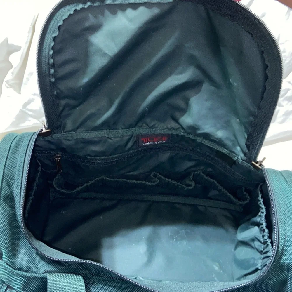 Tumi ballistic dark green weekender Duffel Bag